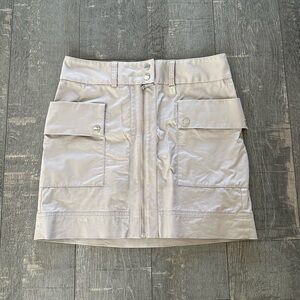 Michael Kors Women’s Front Zipper Cargo Skirt Khaki Sz 6